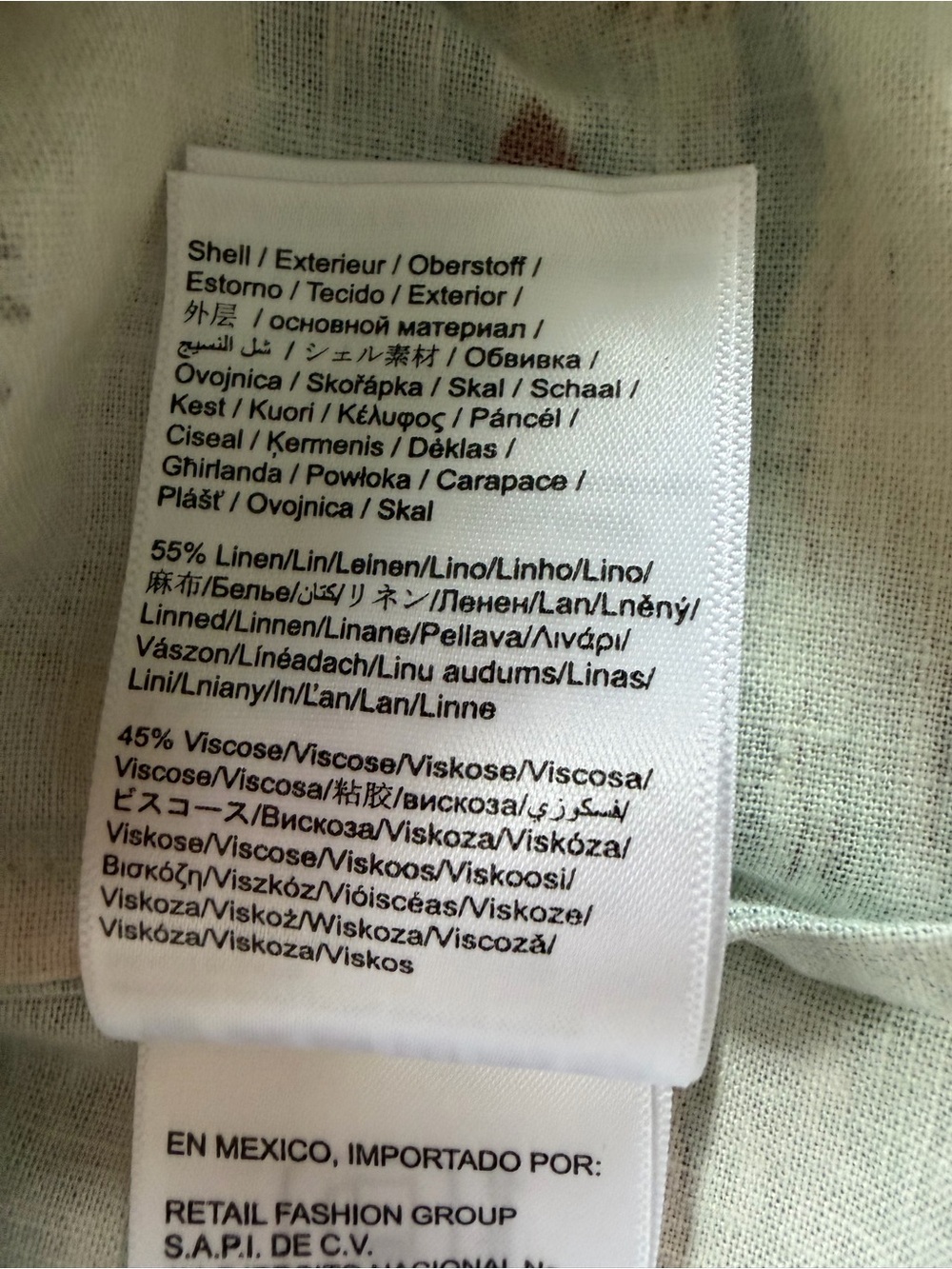 NWT FARM RIO Sand Royal Sea Crochet Shirt - Picture 11 of 14